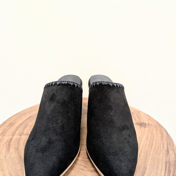 Corkys Women's Black Suede Sizzle Mules Size 7 - Picture 2 of 5